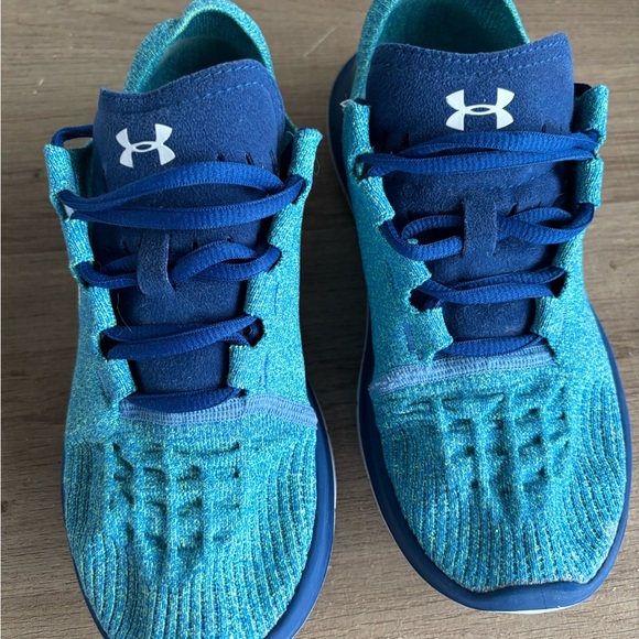 Under Armour Blue Sneakers with Breathable Mesh - Picture 8 of 9